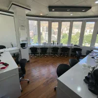 کانتر اداری/صندلی صدفی /کارکرده در حد نو