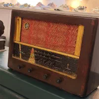 رادیو کلکسیونی انگلیسی لامپ دار