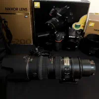 لنز های نیکون 70-200 f2.8 و50 1.8