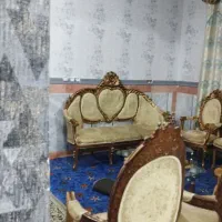 مبل چوب گردو مدل فرحی ۱۱ نفره