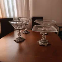 سرویس پذیرایی اصل ایتالیا نو پایه نقره ای
