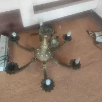 ۲عدد لوستر ۶ شاخه سالم وتمیز