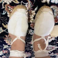 کفش اسپرت پاشنه مجلسی کالج نیم بود صندل