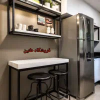 کد۱۲۸۰ کافی بار شلف آشپز خانه کافی بارفلزی شلف