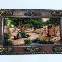 2 عدد تابلو فرش ماشینی نو