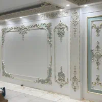 گچبری .گچکاری.سفیدکاری .قاب بندی ودکور تی وی.