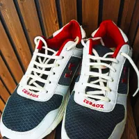 کتونی سایز ۴۰ ۴۱ همراه با تیشرت ست سایز xxl