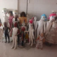 مانکن بچه گانه همه سایز ۲۱ عدد کارکرده