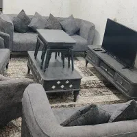 سرویس کامل مبل ۸ نفره در حد نو