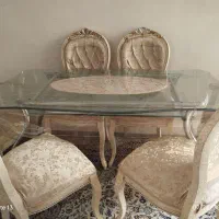 میز ناهارخوری ۶ نفره با صندلی