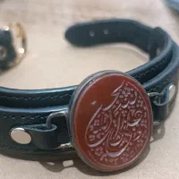 دستبند عقیق نقره