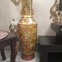 جفت گلدان بزرگ ژاپن مرغی