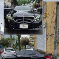 بنز e300 پلاک موقت انزلی