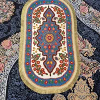 رومیزی بیضی پته