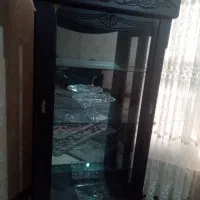 بوفه قهوه‌ای سوخته زیبا و جادار 1500