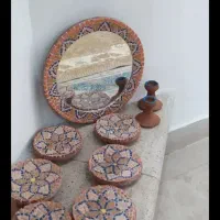 اینه گلدان جاشمعی شکلات خوری