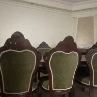 میز ناهار خوری  ۸ نفره ی چوبی