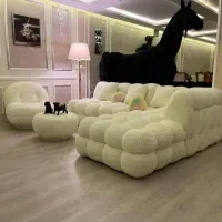 مبل ال راحتی پفکی آماده تحویل