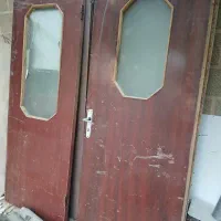 تعداد ۶ لنگه درب چوبی بفروش می رسد