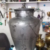 دبه روغن مسی غول پیکر قاجاری سایز بزرگ