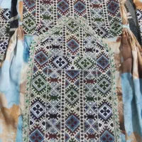 لباس بلوچی رنگ مات