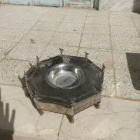 منقل هشت ضلعی استیل بزرگ