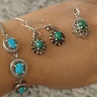سرویس نقره فیروزه