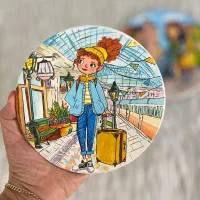 دیوارکوب و رویخچالی سفالی