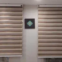 دوعدد پرده زبرا