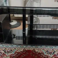 میز تلویزیون شیشه ای