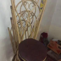 صندلی فلزی چهار نفره