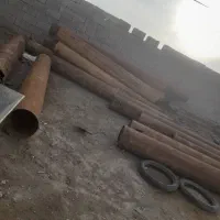 ۶۶ متر لوله جدار چاه فلزی ۴ میل  نو بدون کارکرد