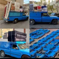 باربری حمل اثاثیه منزل با کارگر نیسان بار
