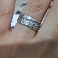 حلقه نقره زنانه