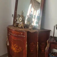 ساعت و شمعدان آنتیک