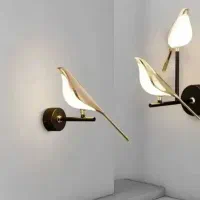 لوستر دیوار کوب پرنده
