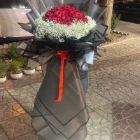 صدشاخه گل رزمثل‌عکس دیزاین شده باعروس وکاغذ2میلیون