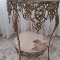 میز تلفن برنز
