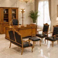 میز مدیریت شاهکار مبلمان اداری چوبی رنگ متنوع
