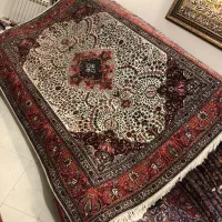۶متری دستبافت تبریز زمینه کرم