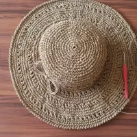 کلاه زیبای رافیا