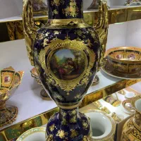 گلدان ۶۰ سانت سرمه‌ای