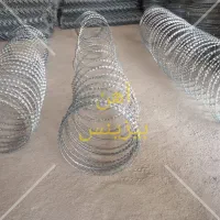 تولید سیم خاردار حلقوی ، سیم خاردار تبری سوزنی خطی