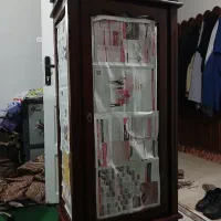 مینی بوفه ( چوب راش ، روسی ) ، میز اسلب گردو