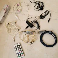 تعدادی سیم رابط و هندزفری کارکرده