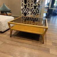 میز جلو مبلی و پذیرایی چوبی جنوا 100*100