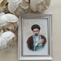تابلو دکوراتیو قاب عکس رهبر سید مجتبی