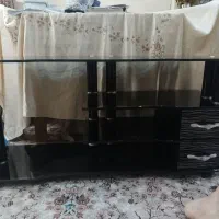 میز LED & LCD شیشه ای ترک