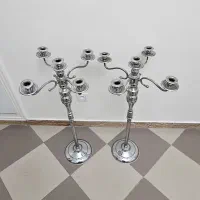 آکواریوم و شمعدان پایه بلند