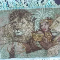 دو عدد تابلو فرش دست باف